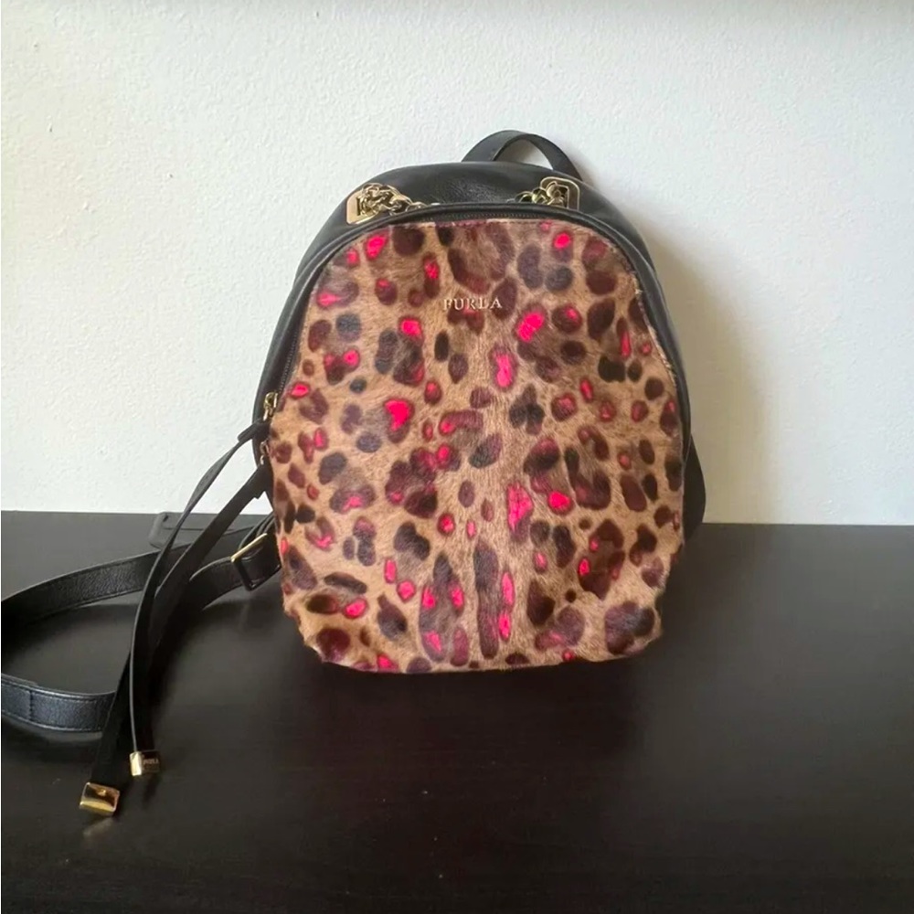 Furla Animal Print Backpack 🎒🤩💕